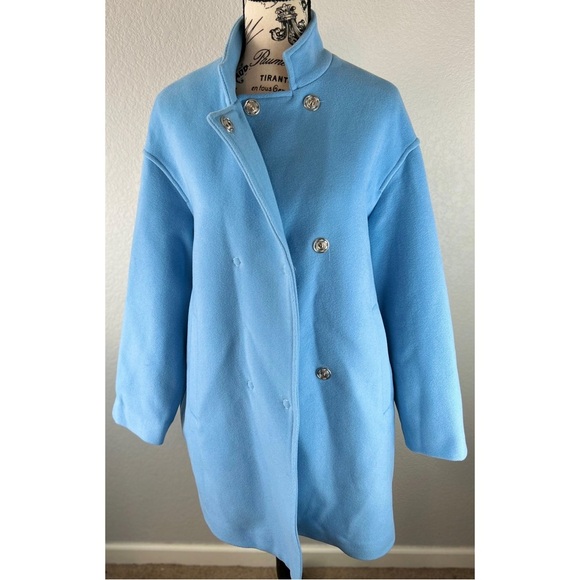 NWOT SFIZIO Wool Blend Funnelneck Coat, size Small - Picture 1 of 10